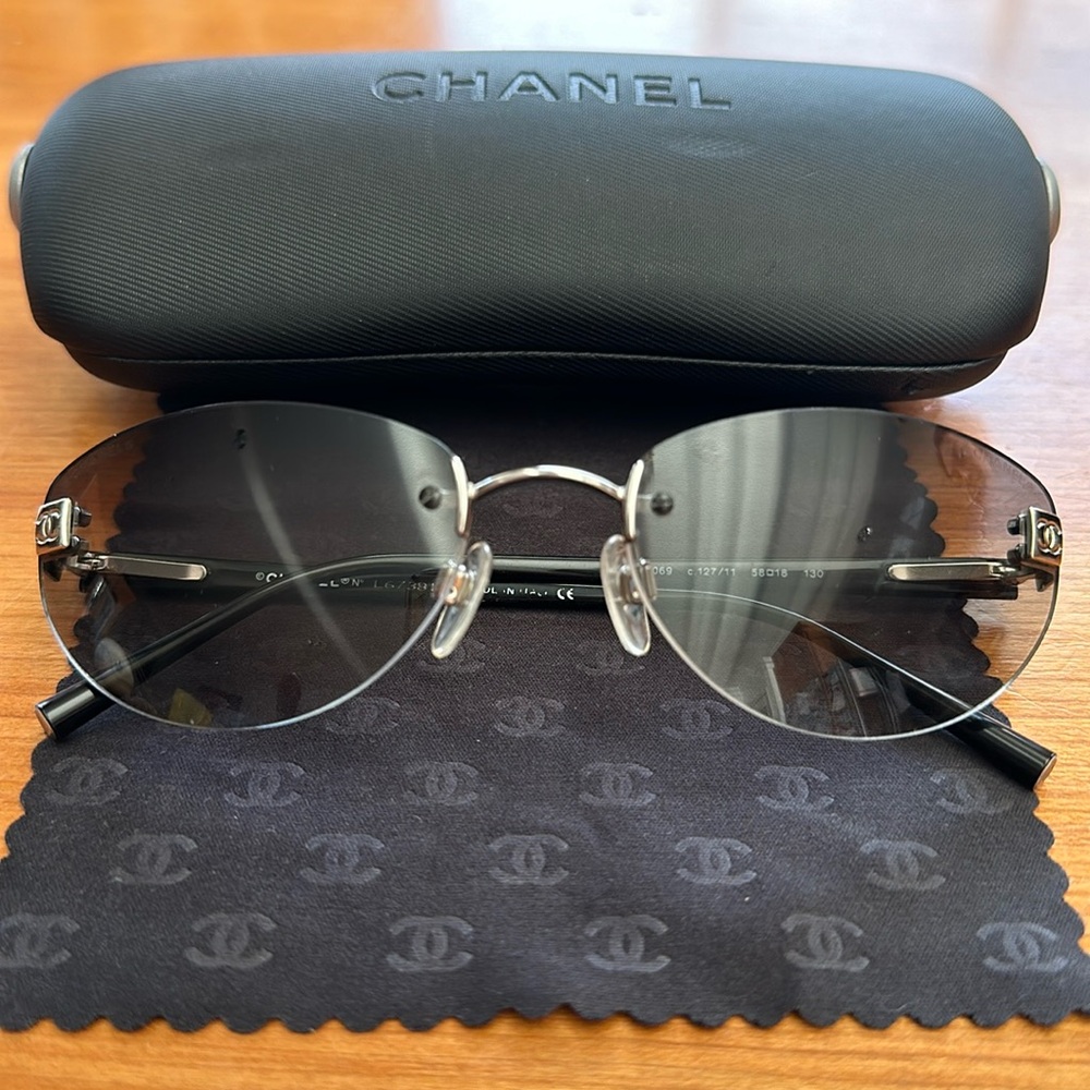 Black Chanel Sunglasses